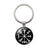 Nordic Viking Compass Pattern Keychain Pendant - Lootquake