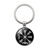 Nordic Viking Compass Pattern Keychain Pendant - Lootquake