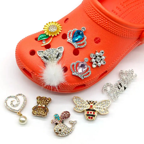 Hole Shoes Accessories Metal Buckle - Lootquake