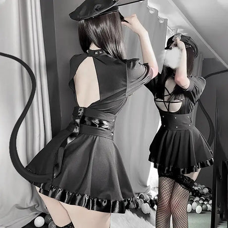 Maid Costume Halloween Uniform Sexy Lingerie Suit - Lootquake