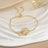 Simple Rotatable Flower Color-preserving Pure Copper Gold-plated Bracelet - Lootquake