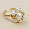 Entry Lux Inlaid Pearl Exquisite Ring - Lootquake