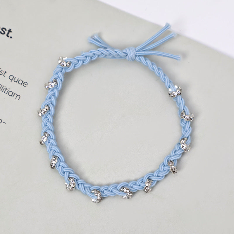 Women's Diamond Color Twist Hair Rope