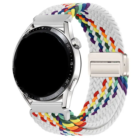 Metal Magnetic Buckle Nylon Braided Stretch Strap - Lootquake