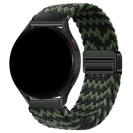 Metal Magnetic Buckle Nylon Braided Stretch Strap - Lootquake