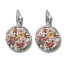 Mandala Art Picture Earrings Crystal Yoga Earrings - Lootquake