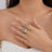 Fashion Personality Metal Curved Ring For Women - Lootquake