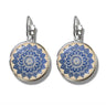 Mandala Art Picture Earrings Crystal Yoga Earrings - Lootquake