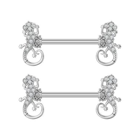 Fashion Zircon Adhesive Nail Piercing Jewelry - Lootquake