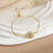 Simple Rotatable Flower Color-preserving Pure Copper Gold-plated Bracelet - Lootquake