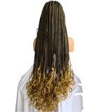 36" Box Braids Wave Full Lace Wig | African Dreadlocks Style