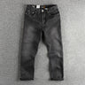 Fashion American Washed Black Gray Jeans Men - Lootquake