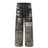 Niche Heavy Industry Washed Damaged Stitching Skinny Jeans - Lootquake
