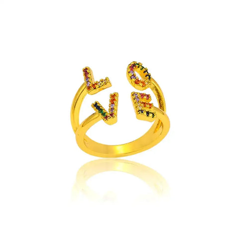 European And American Fashion And Fully-jewelled Hollow Butterfly Opening Ring Women - Lootquake