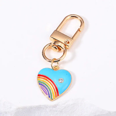 Rainbow Love Metal Keychains Handbag Ornaments - Lootquake