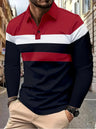 Men's Button Casual Slim Lapel 3D Printed Long Sleeve - Lootquake