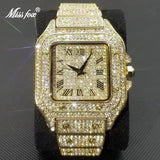 Waterproof Full Diamond Men's Watches - Lootquake