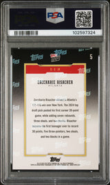 Tarjeta de baloncesto RC de Zaccharie Risacher #5 Rookie, calificada en Topps Now 2024, PSA 10 Gem Mint
