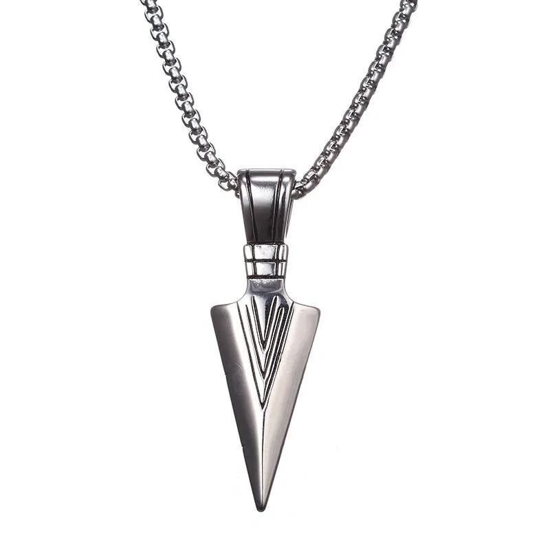 Arrow Head Pendant Long Chain Necklaces - Lootquake