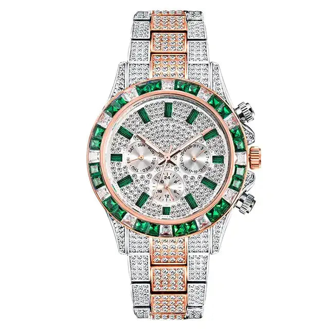 Diamond Calendar Watches - Lootquake
