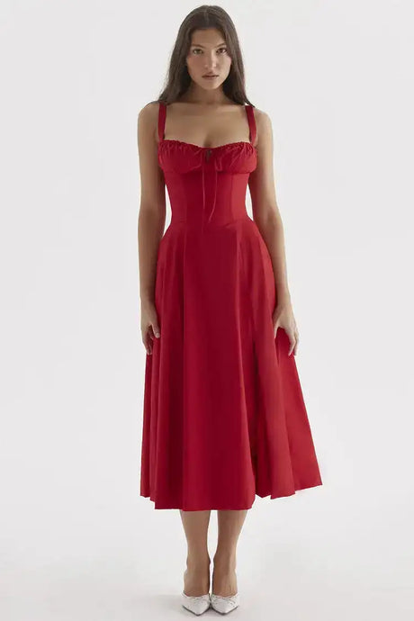 Elegant Vintage Pleated Dresses - Lootquake