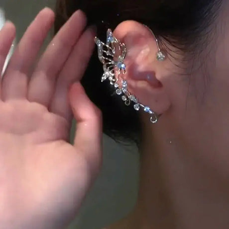 Women's Zircon Wheat Earrings Without Pierced Earrings - Lootquake