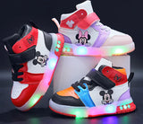 Disney Mickey LED Light Sneakers for Kids (Ages 1-6) - Lootquake