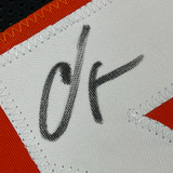 Camiseta de fútbol americano de Cincinnati, negra, enmarcada, autografiada y firmada por Chad Ochocinco (Johnson), 35 x 39, JSA COA