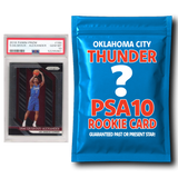 Paquete misterioso de tarjetas de novato graduadas PSA 10 de Oklahoma City Thunder