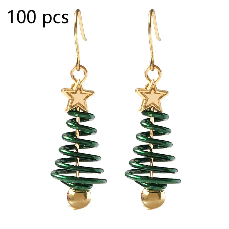 Christmas Earrings Tree Star DIY Earrings - Lootquake