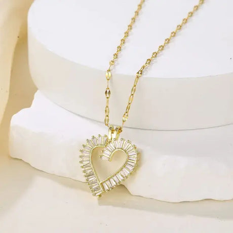 Double-layer Rotatable Sunflower Necklaces - Lootquake