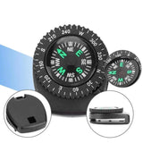 Mini Watch Strap Button Removable Compass Survival Mini Pocket Compass Outdoor Hiking Camping Accessories - Lootquake