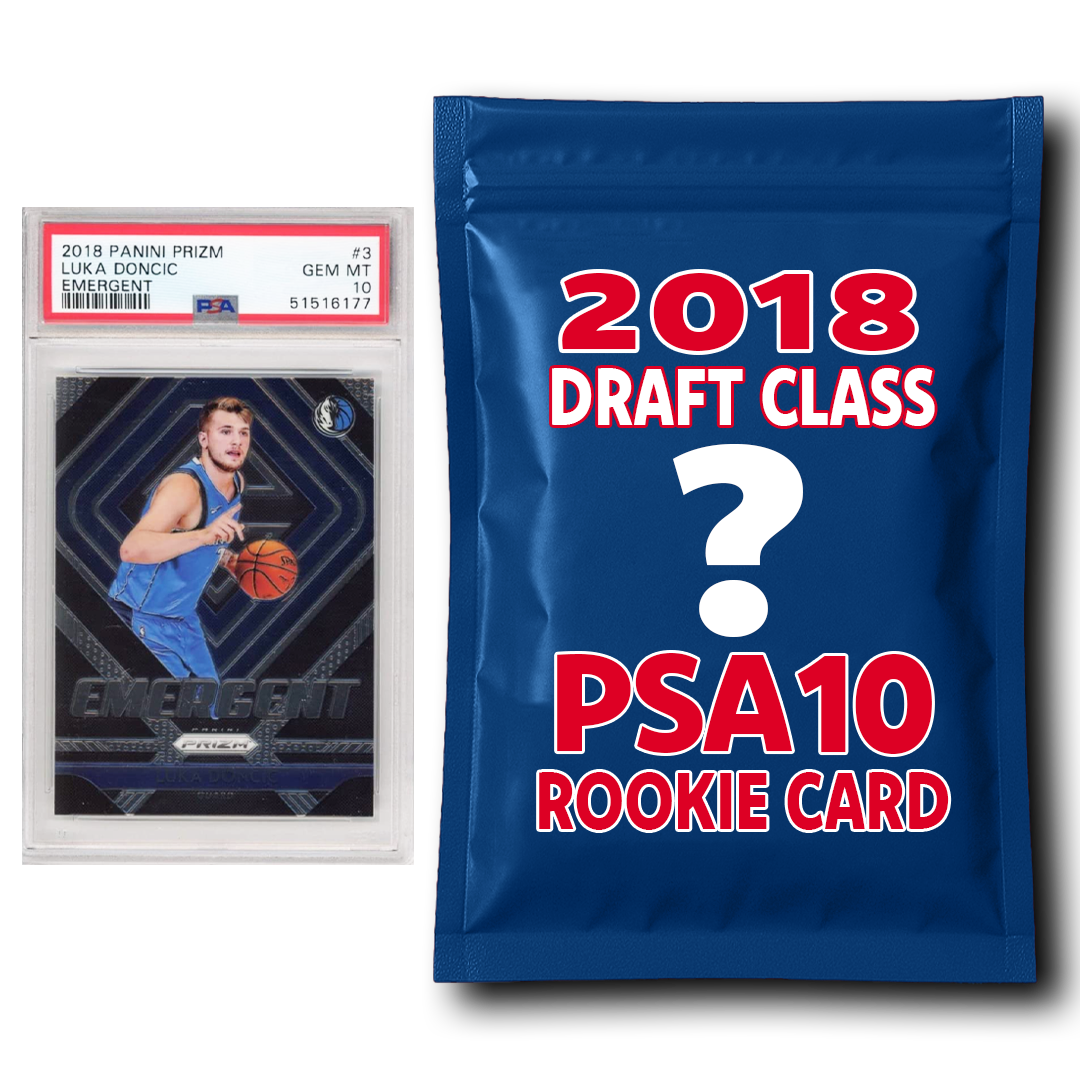 Paquete misterioso de tarjetas de baloncesto de novatos de la clase del Draft de la NBA de 2018 (PSA 10)