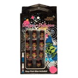 PRETTY WOMAN Designer Collection Airbrushed 24 Nails Kit