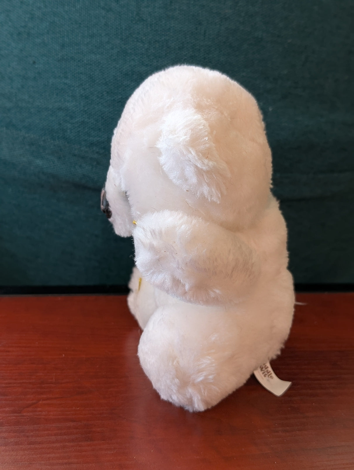 Soft Classics Vintage White Bear Christmas 6"  Toys R Us Plush Stuffed Toy 1993