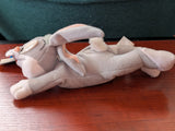Vintage Looney Tunes Bugs Bunny Laying Plush Toy Stuffed Animal 1997 Play By Play W Tag