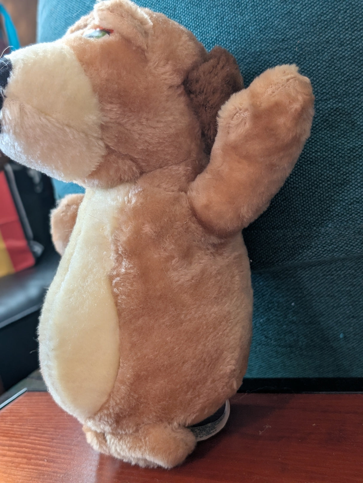 Vintage America Brechner Dog Brown Puppy Brown 11” Plush Stuffed Animal