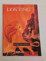 The Lion King Video game Instruction Booklet Super Nintendo