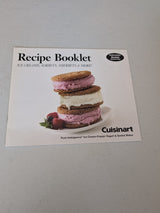 Cuisinart Automatic Frozen Yogurt Ice Cream Maker Recipe Book