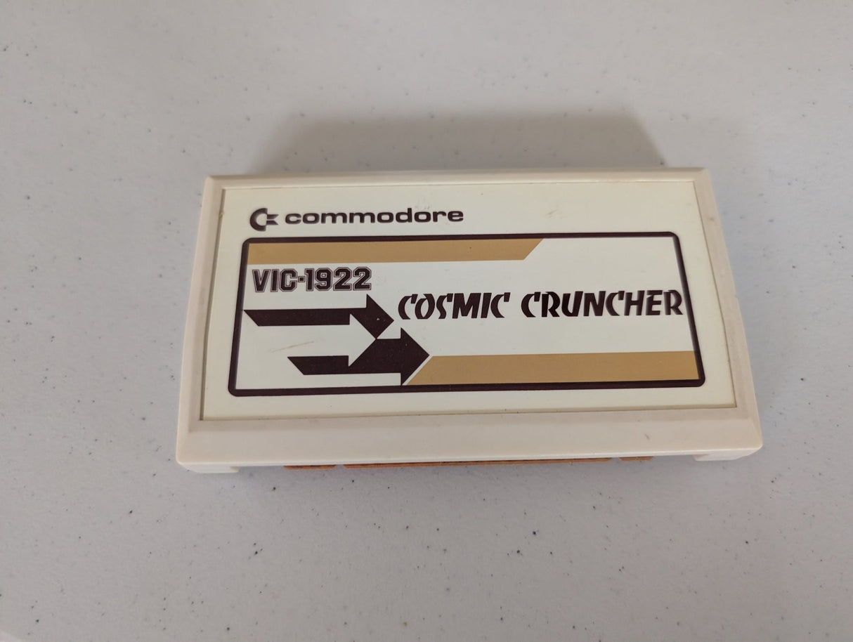 Cosmic Cruncher Commodore VIC-20 Cartridge VIC-1922