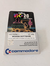VICTERM 1 VT 232 MODEM SOFTWARE for Commodore VIC 20