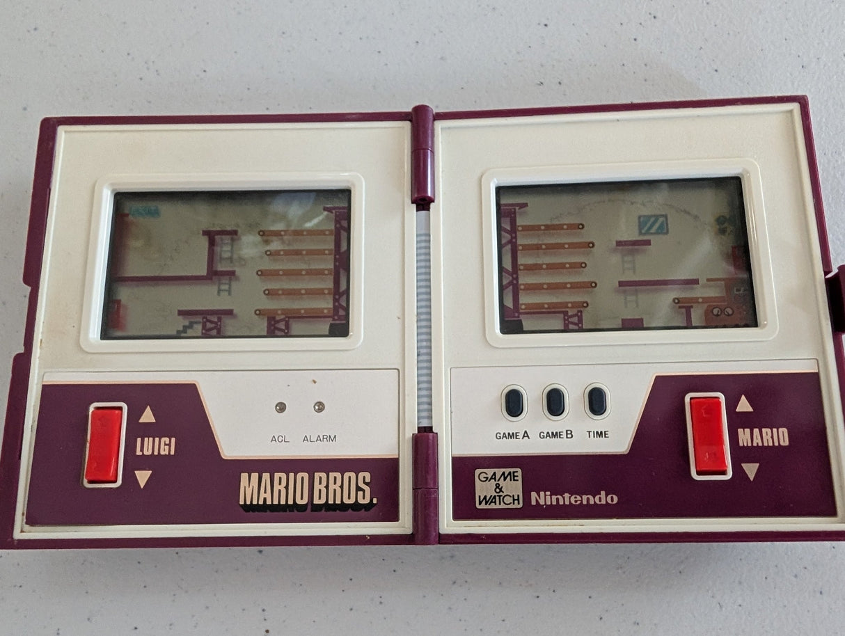 Vintage Nintendo Mario Bros Game and Watch MW-56