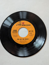 Gordon Lightfoot -Sundown - Too Late For Prayin’ - 1974 (7 in, 45 RPM, Single, Vinyl Record Album)