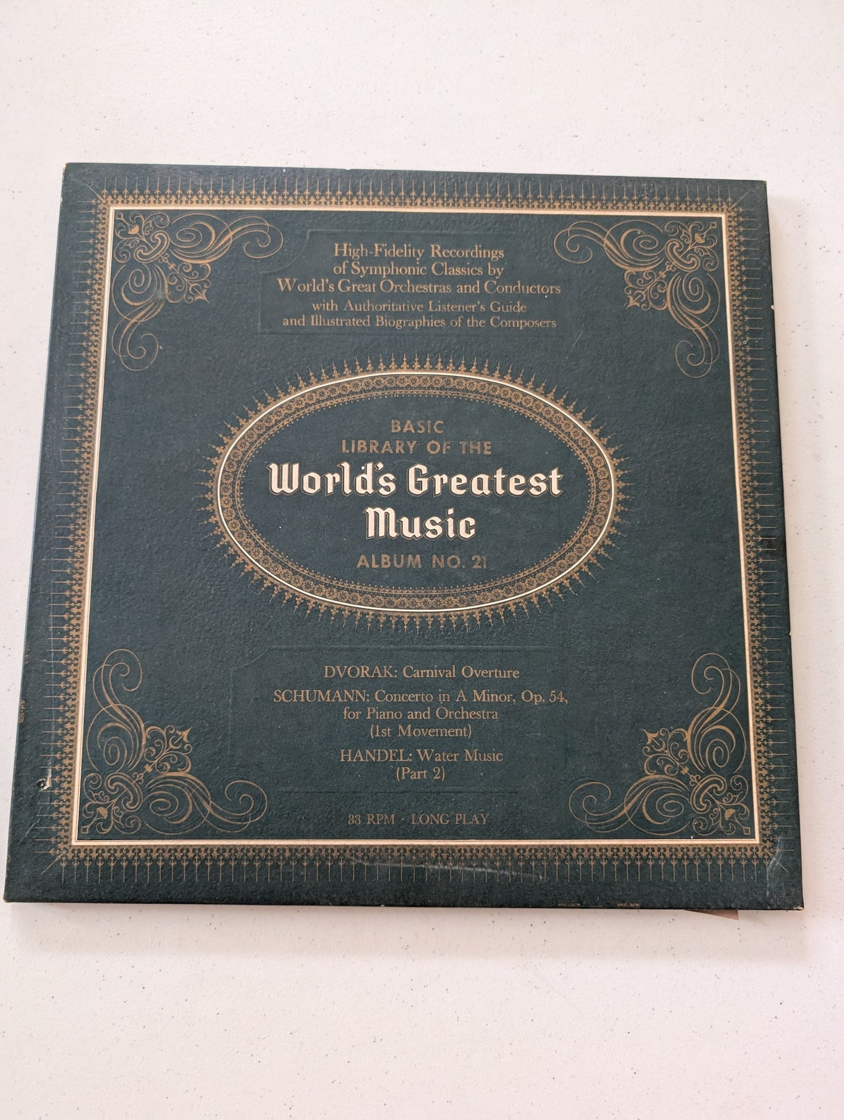 Basic Library of the Worlds Greatest Music Album No. 21 (Vinyl Record LP Album)