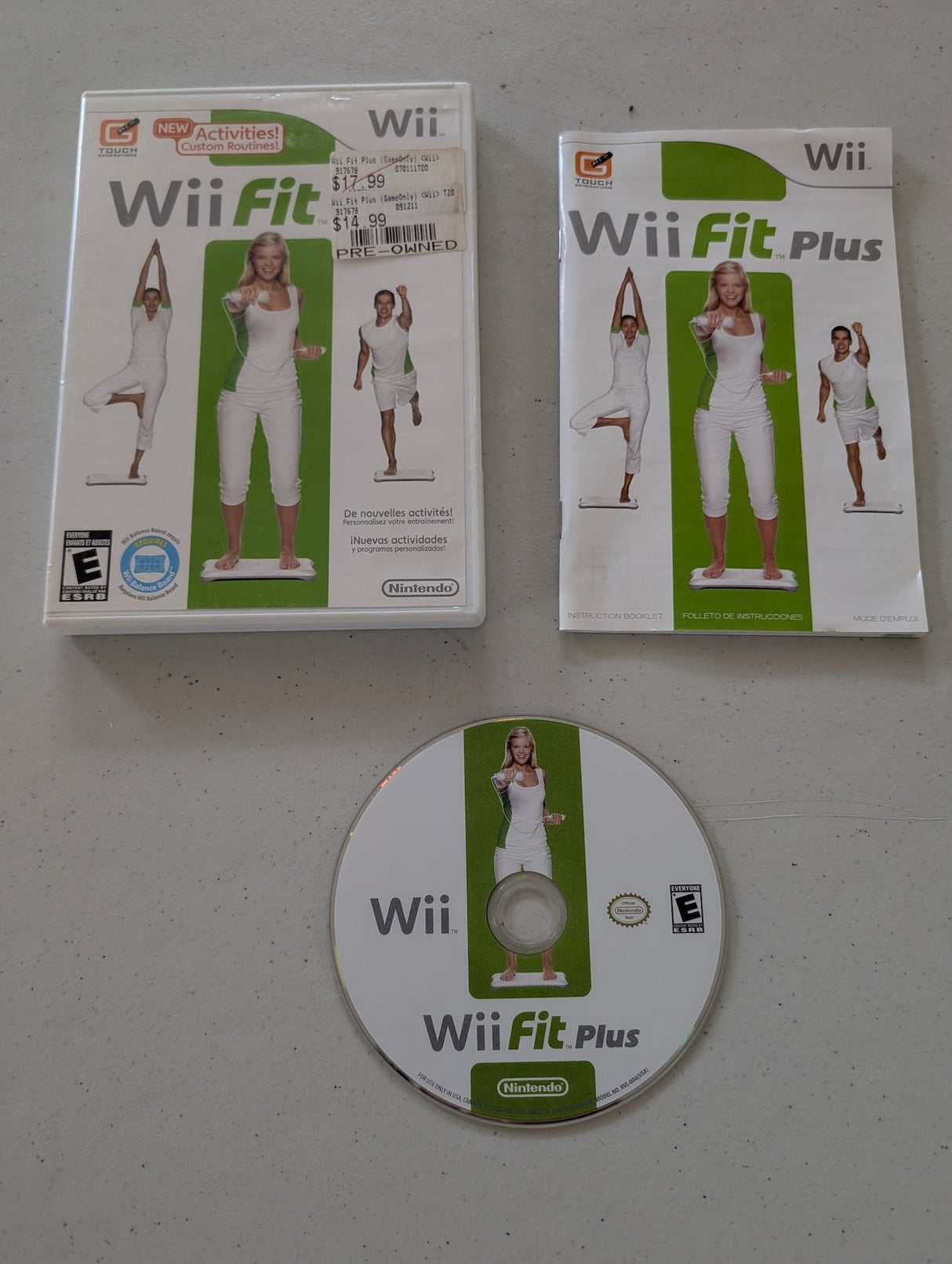 Wii Fit Nintendo Wii 2008 Video Game Complete With Game Manual