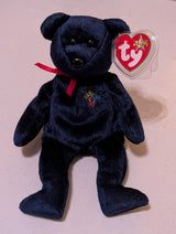 USA the Bear - Ty Beanie Baby (Blue, 2001, Plush Toy, Stuffed Animal, MWMT, Vintage, Retired)