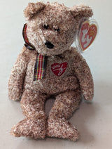 2002 Signature Bear the Bear - Ty Beanie Baby (Tan, 2002, Plushie, Toy, Stuffed Animal, MWMT, Vintage, Retired)
