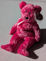 Celebration the Bear - Ty Beanie Baby (Pink, 2002, Plushie, Toy, Stuffed Animal, MWMT, Vintage, Retired)