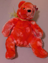 TANGERINE the Bear TY Beanie Buddy -  Soft 13" Plush  (MWMT, Vintage, Retired, with Tag, VTG, Stuffed Animal, Plush, Toy)