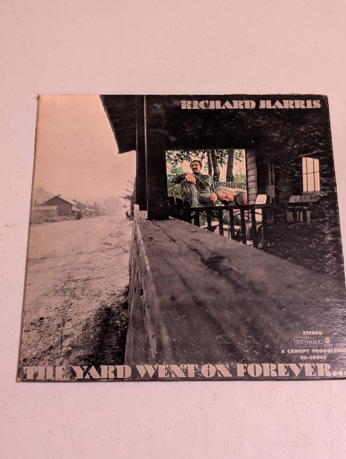 Richard Harris The Yard Went On Forever LP 1968 Dunhill Gatefold Vinyl Record